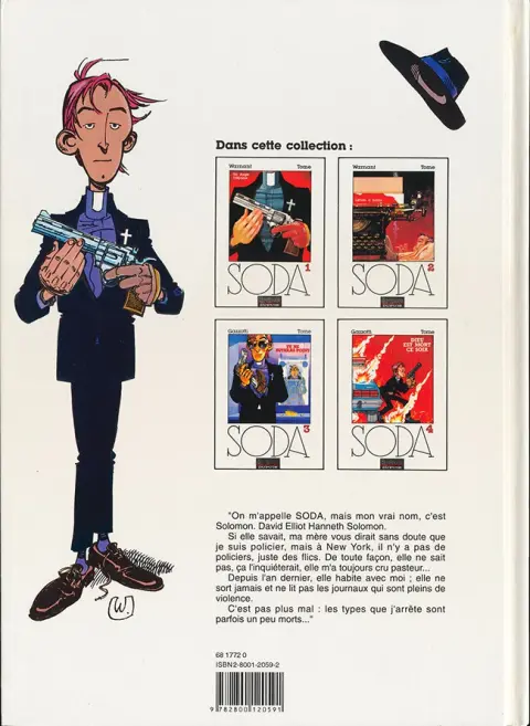 Verso de l'album Soda Tome 5 Fureur chez les saints