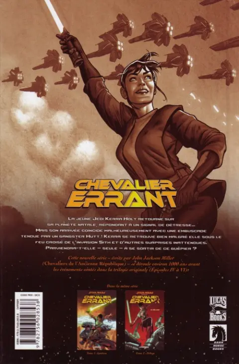 Verso de l'album Star Wars - Chevalier errant Tome 2 Déluge