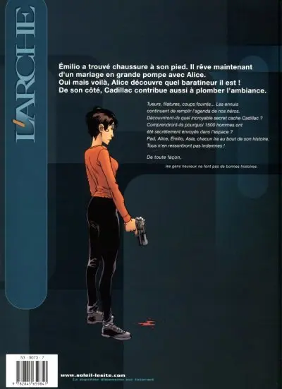 Verso de l'album L'Arche Tome 3 S.E.T.I.