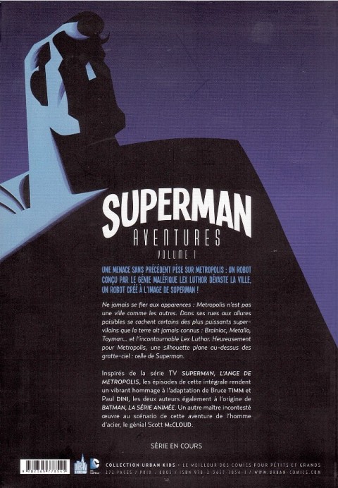 Verso de l'album Superman - Aventures Volume 1