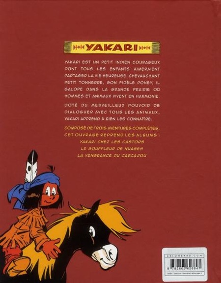 Verso de l'album Yakari et ses amis animaux Tome 2 L'ami des castors