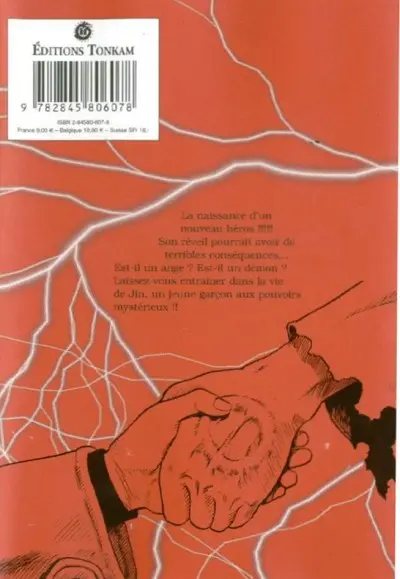 Verso de l'album Zetman 1