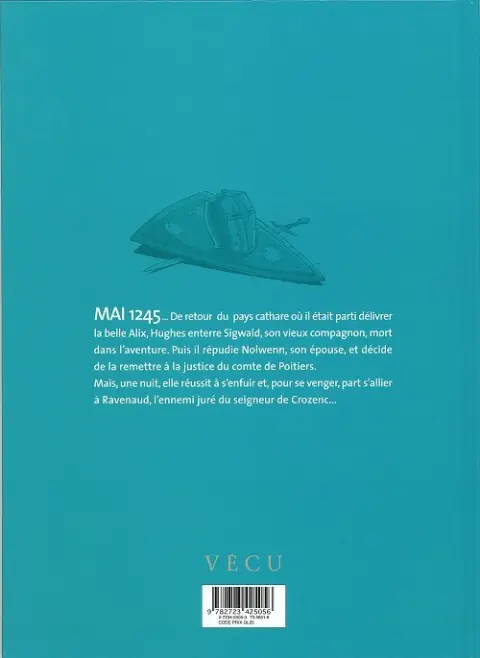 Verso de l'album Les Aigles décapitées Tome 8 La marque de Nolwenn