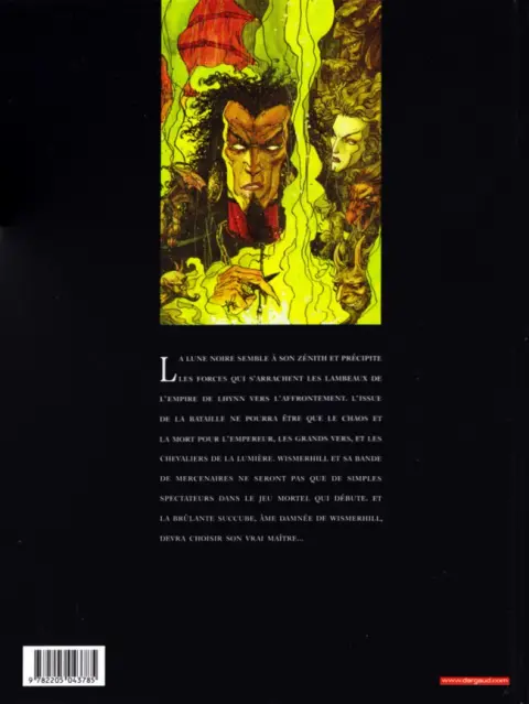 Verso de l'album Chroniques de la Lune Noire Tome 4 Quand sifflent les Serpents