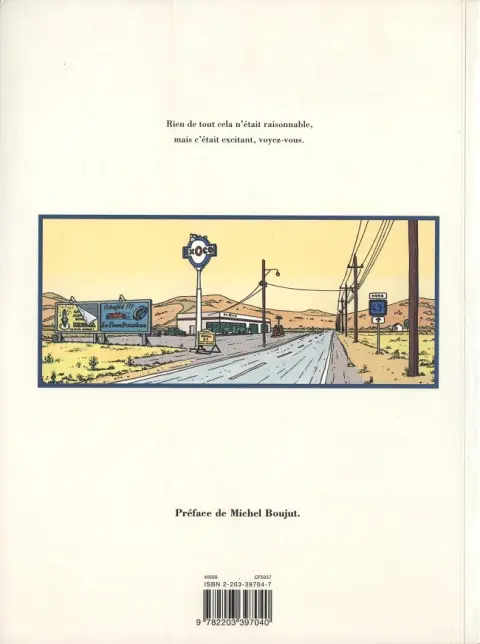 Verso de l'album L'Homme de nulle part Tome 1