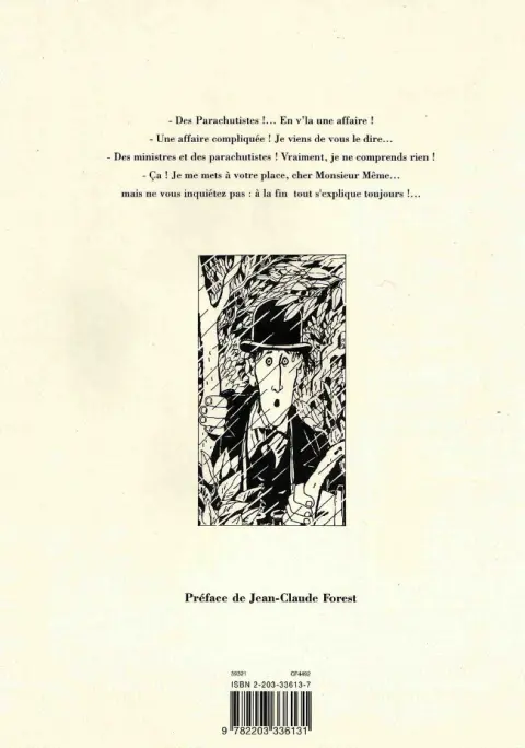 Verso de l'album Ici Même
