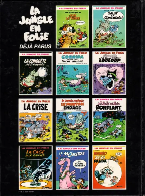 Verso de l'album La Jungle en folie Tome 3 La conquête de l'espace