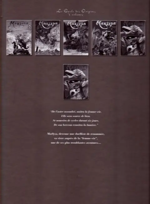 Verso de l'album Marlysa Tome 6 La Femme-Vie