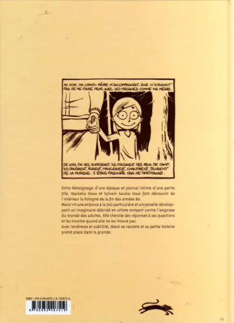 Verso de l'album Marzi Tome 4 Le bruit des villes