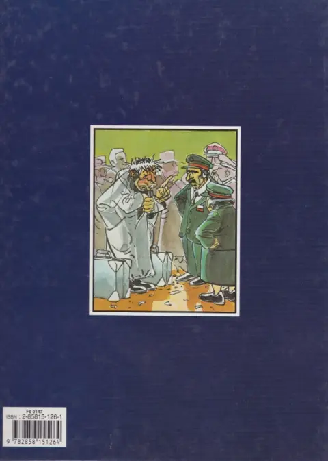 Verso de l'album Le Messie est revenu