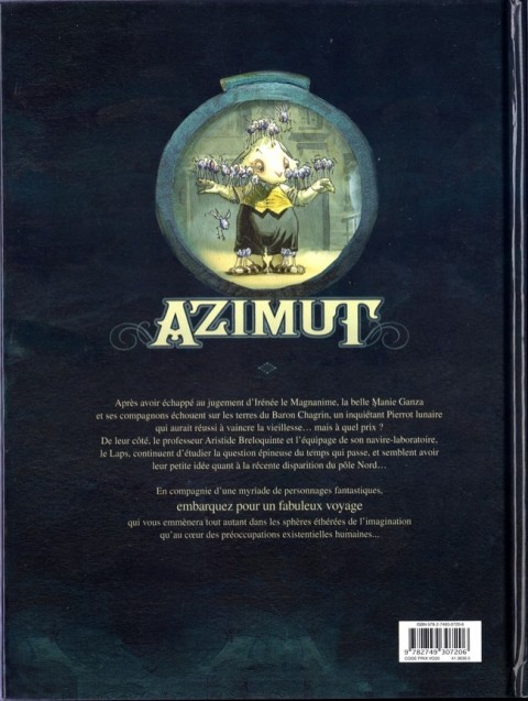 Verso de l'album Azimut Tome 2 Que la belle meure