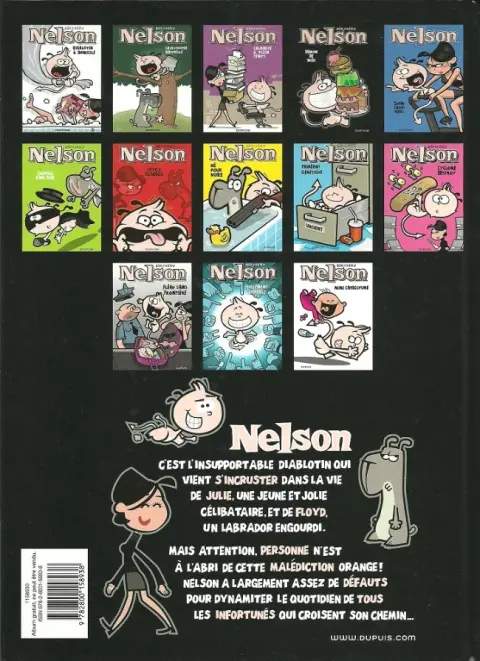 Verso de l'album Nelson Tome 4 Démon de midi