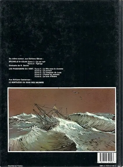 Verso de l'album Les Passagers du vent Tome 2 Le ponton