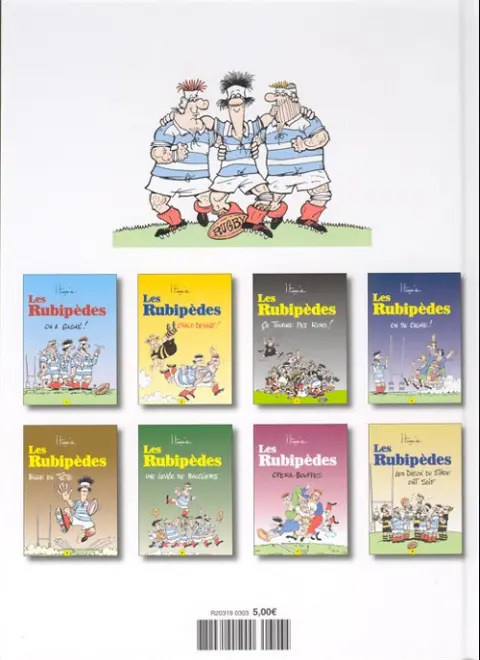 Verso de l'album Les Rubipèdes Tome 1 On a gagné !