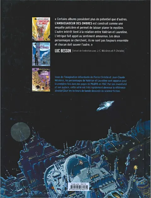 Verso de l'album Valérian et Laureline - L'intégrale Volume 3
