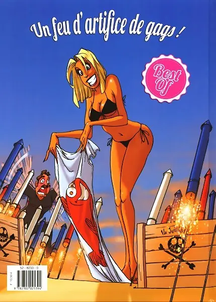 Verso de l'album Les Blondes La compil' des vacances !