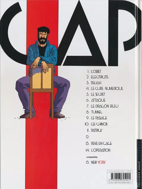 Verso de l'album Capricorne Tome 14 L'opération