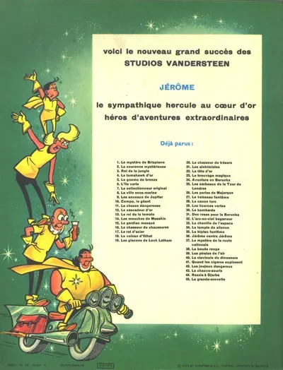 Verso de l'album Jérôme Tome 44 Razzia à Djerba