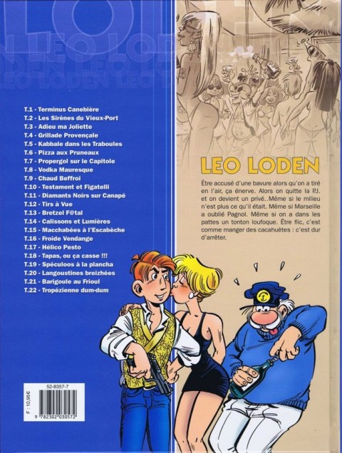 Verso de l'album Léo Loden Tome 22 Tropézienne dum-dum