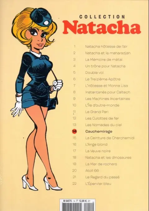 Verso de l'album Natacha - La Collection Tome 14 Cauchemirage