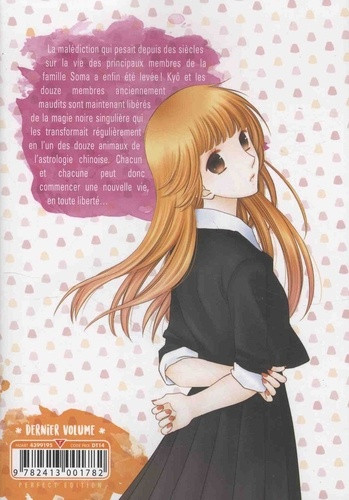 Verso de l'album Fruits basket Perfect Edition 12