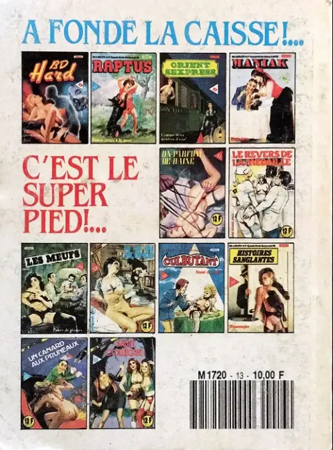 Verso de l'album Les Queutards Tome 13