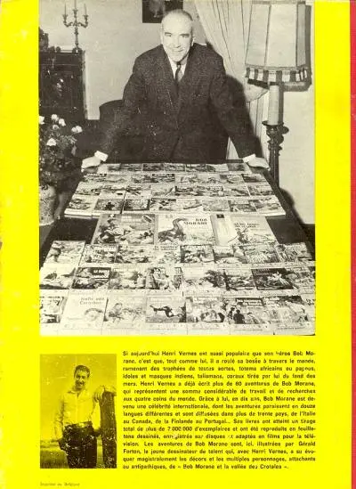 Verso de l'album Bob Morane Tome 7 La vallée des crotales