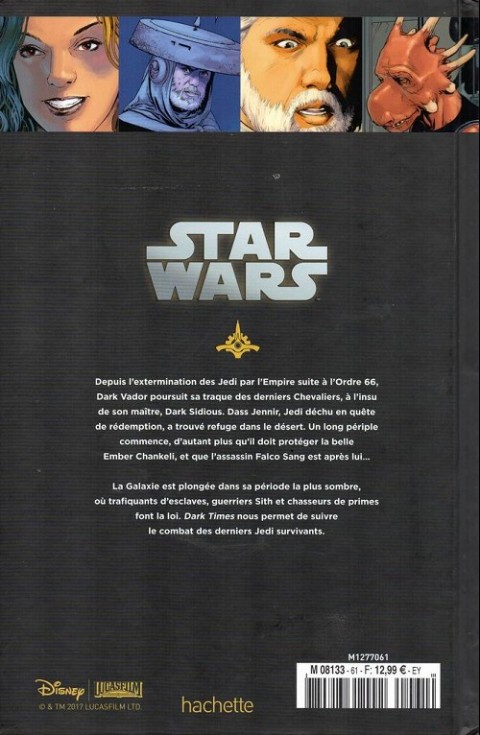 Verso de l'album Star Wars - Légendes - La Collection Tome 61 Dark Times - IV. Traversée du désert