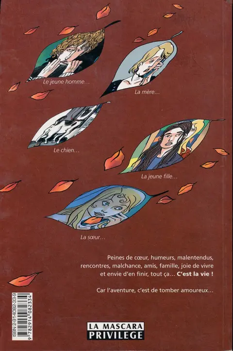 Verso de l'album C'est la vie À quoi bon tomber amoureux quand on est jeune, timide et con !