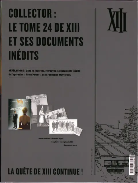 Verso de l'album XIII Tome 24 l'héritage de Jason Mac Lane