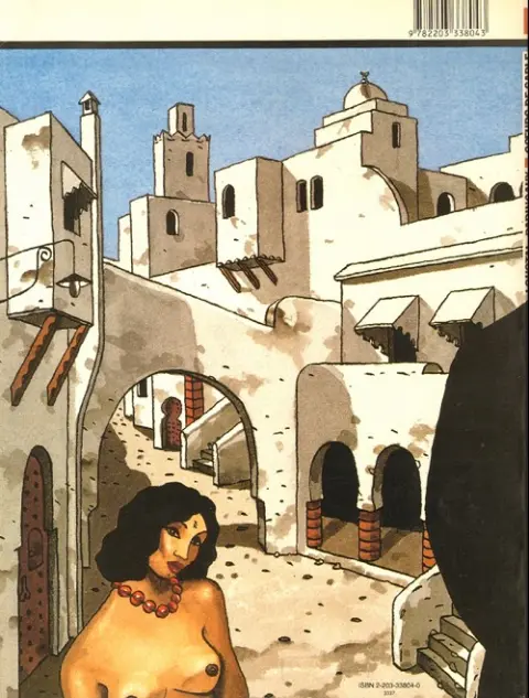 Verso de l'album Coeurs de sable