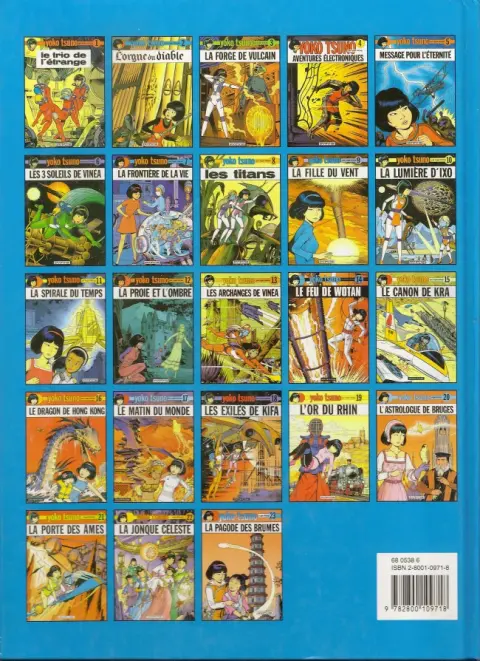 Verso de l'album Yoko Tsuno Tome 13 Les archanges de Vinéa