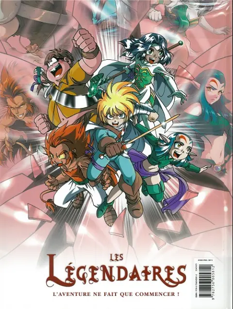 Verso de l'album Les Légendaires Tome 8 Griffes et plumes