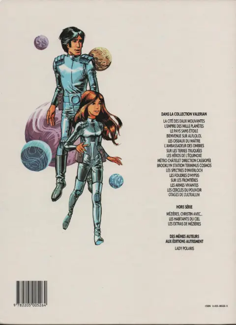 Verso de l'album Valérian Tome 2 L'empire des mille planètes
