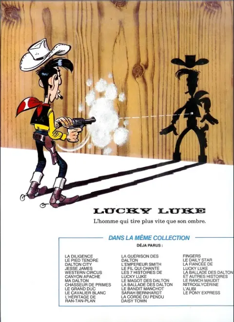 Verso de l'album Lucky Luke Tome 47 Le magot des Dalton