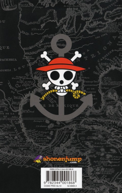 Verso de l'album One Piece Tome 42 Les pirates contre le CP9