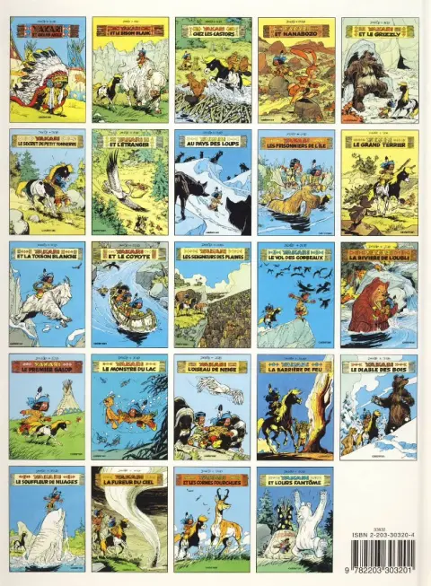 Verso de l'album Yakari Tome 20 Le diable des bois