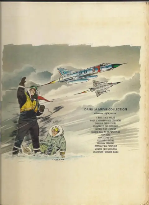 Verso de l'album Tanguy et Laverdure Tome 13 Lieutenant Double Bang