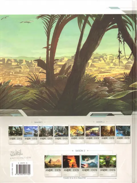 Verso de l'album Androïdes Tome 9 Le berger