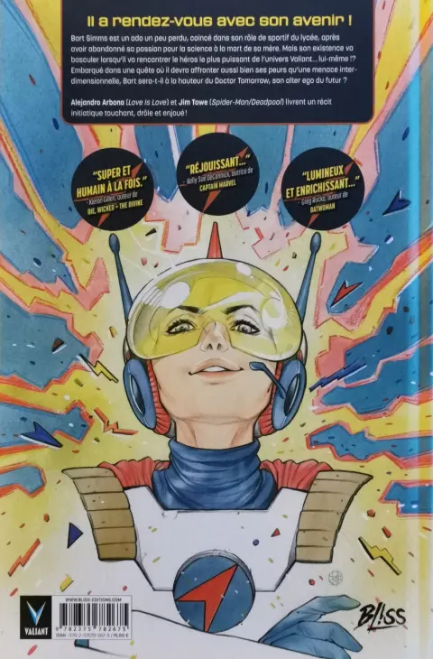 Verso de l'album Doctor Tomorrow Tome 1