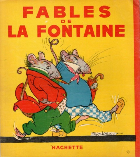 Verso de l'album Fables de La Fontaine