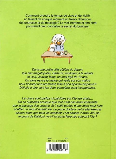 Verso de l'album Le Vieil homme et son chat 5 retombent toujours sur leurs pattes