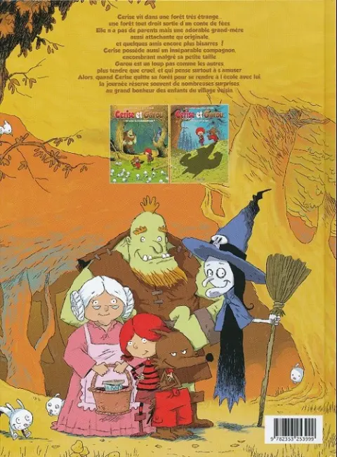 Verso de l'album Cerise et Garou Tome 2 Le loup sort du bois