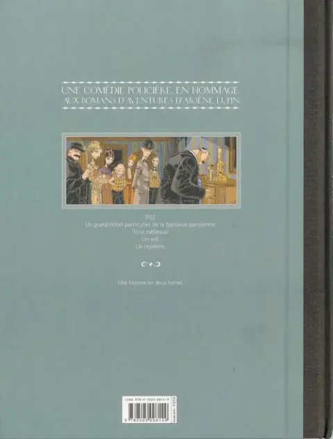 Verso de l'album Chambre Obscure Tome 1