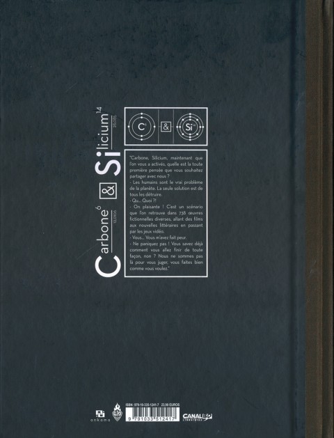 Verso de l'album Carbone & Silicium