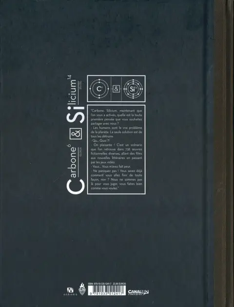 Verso de l'album Carbone & Silicium