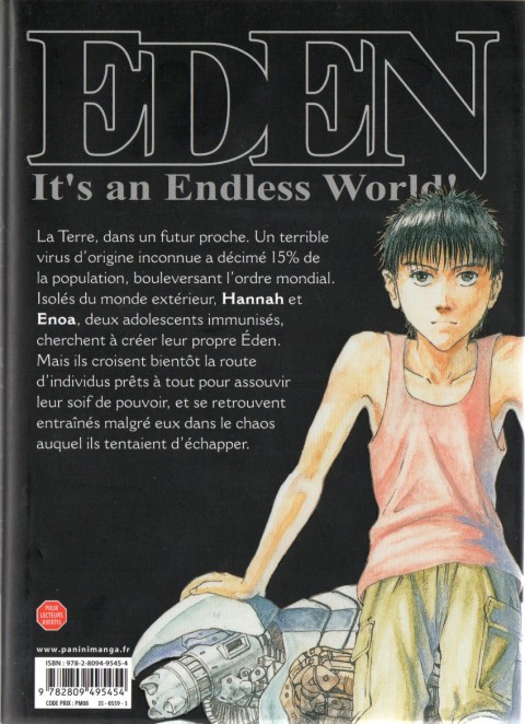 Verso de l'album Eden - It's an Endless World ! Perfect Edition Volume 1