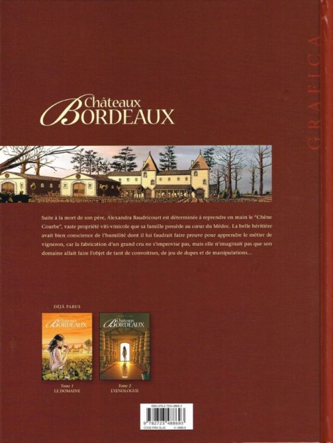 Verso de l'album Châteaux Bordeaux Tome 3 L'amateur