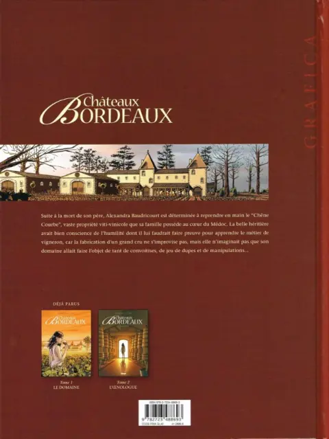 Verso de l'album Châteaux Bordeaux Tome 3 L'amateur