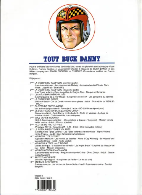 Verso de l'album Tout Buck Danny Tome 4 La guerre de Corée